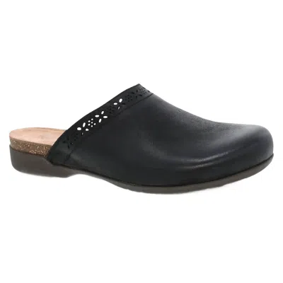 Dansko Women's Robbie Casual Mule In Burnished Black
