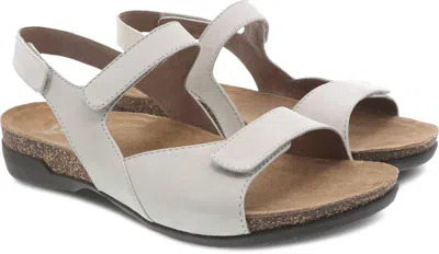 Dansko Women's Ronda Sandals In Ivory Milled Nubuck In Multi