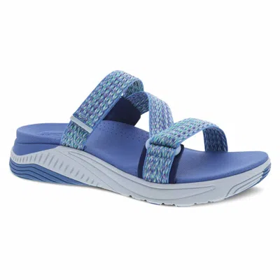 Dansko Women's Rosette Adjustable Eva Sandals In Blue