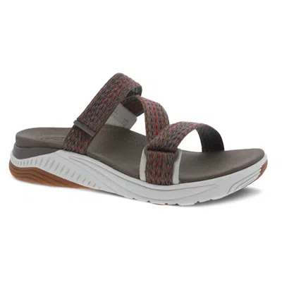 Dansko Women's Rosette Adjustable Eva Sandals In Brown
