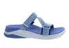 Dansko Women's Rosette Webbing Sandal In Blue Multi In Multi