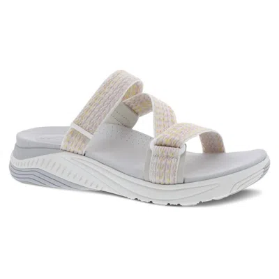 Dansko Women's Rosette Sandal In Ivory Multi In White