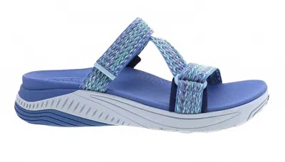 Dansko Women's Rosette Slide Sandal In Blue Multi