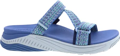 Dansko Women's Rosette Webbing Slip-on Sport Sandal In Blue Multi