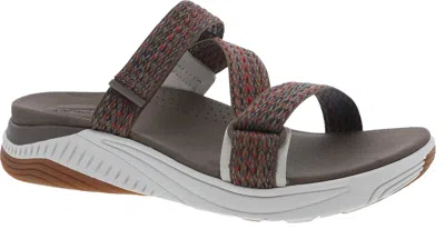 Dansko Women's Rosette Webbing Slip-on Sport Sandal In Brown Multi