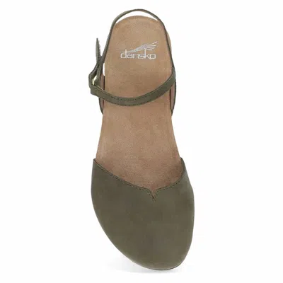 Dansko Women's Rowan Sandal In 705300- Ivy