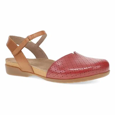 Dansko Women's Rowan Sandal In Red