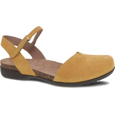 Dansko Women's Rowan Shoes In Mustard In Yellow
