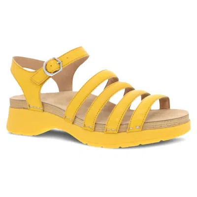 Dansko Roxie Sandal In Yellow