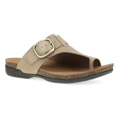 DANSKO WOMEN'S RYLEE SANDAL IN SAND SUEDE