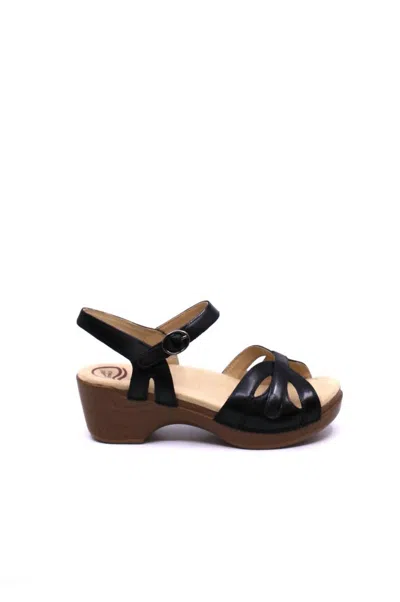 Dansko Women's Season Sandal In Black