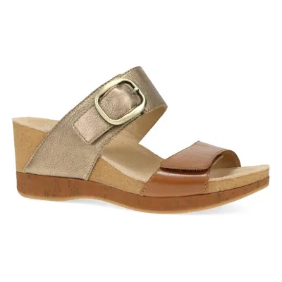 DANSKO WOMEN'S SHANNON LEATHER IN GOLD TAN