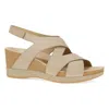 Dansko Women Shyla Nubuck Sandal In Neutral