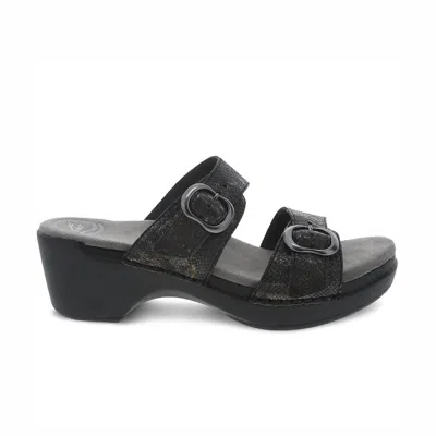 Dansko Women's Sophie Sandal In Metallic Python In Multi