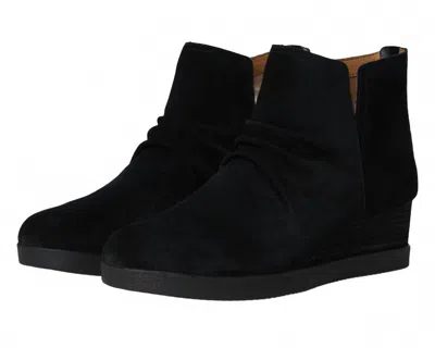 Dansko Women's Stephanie Waterproof Suede Bootie In Black