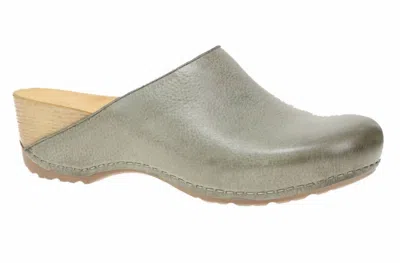 Dansko Women's Talulah Clog In Denim In Green