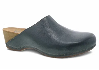 Dansko Women's Talulah Milled Burnished Mule In Denim In Multi