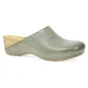 Dansko Women's Talulah Milled Burnished Mule In Ivy In Multi
