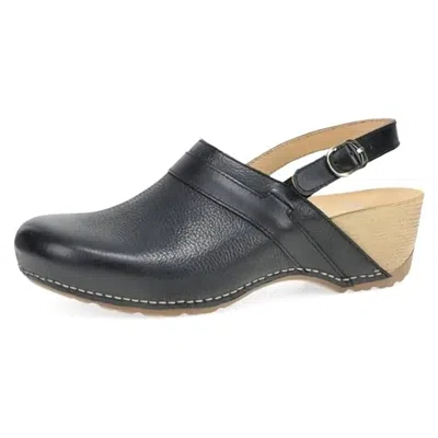 Dansko Women's Tammy Milled Burnished Mule In Black