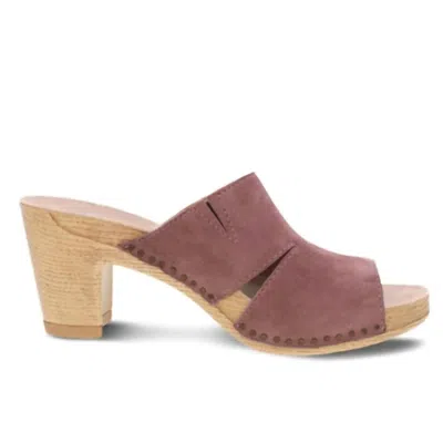 Dansko Women's Tandi Heeled Clog In Rose In Multi