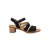 Dansko Women's Tansy Sandal In Black Nappa In Multi