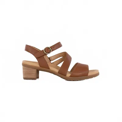 Dansko Women's Tansy Sandals In Luggage Nappa In Brown