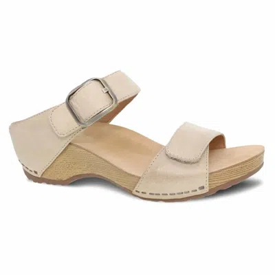 Dansko Women Tanya Sandal In Linen In White