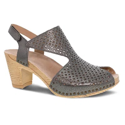 Dansko Women's Teagan Heels - Medium In Grey In Multi