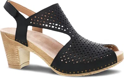 Dansko Women's Teagan Slingback Sandal In Black
