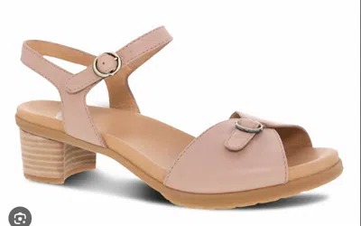 Dansko Women's Tessie Nappa Sandal In Ballet In Brown