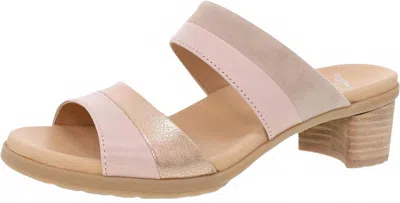 Dansko Women's Theresa Sandal In Blush In Gold