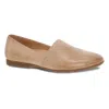 Dansko Womens Larisa Milled Nappa Slip-on Flats In Taupe In Gray