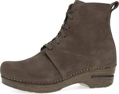 Dansko Wpomen's Sigourney Lace-up Boots In Mushroom In Brown