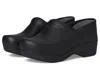 Dansko Professional Box Leather Clogs In Black