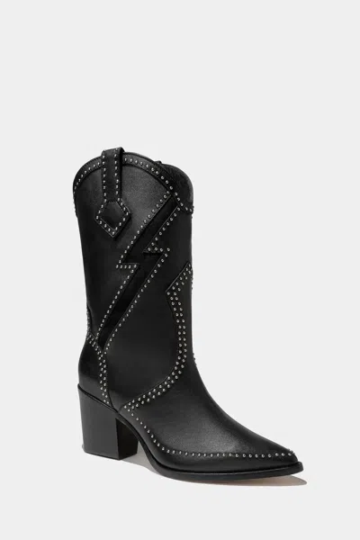 Dante Shoes Women's Fashion Leather Boots In Black