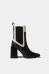 Dante Shoes Women's Leather Ankle Adama Boots In Black In Black