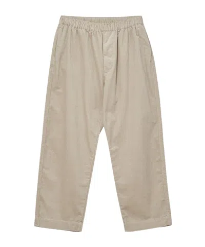 Danton Corduroy Straight-leg Casual Pants In Neutral