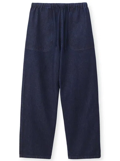 Danton Denim Easy Pants In Blue