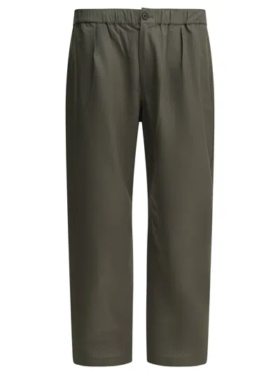 Danton Pleated Trousers In Gray