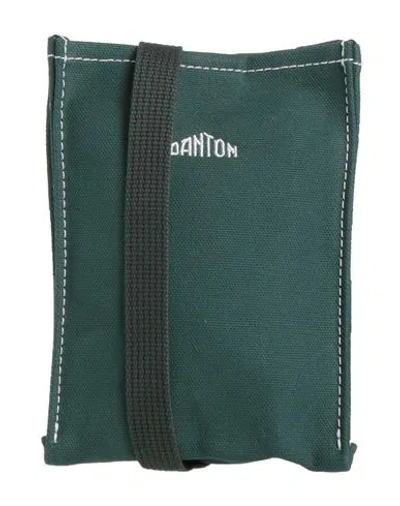 Danton France Woman Cross-body Bag Dark Green Size - Cotton