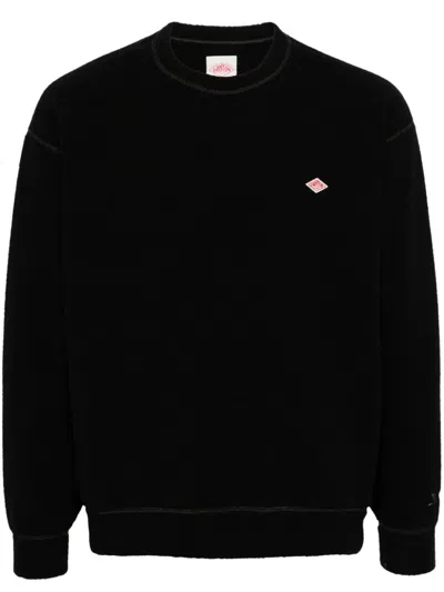 Danton Logo-appliqué Sweatshirt In Black
