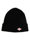 Danton Logo-appliquéd Ribbed Wool Beanie