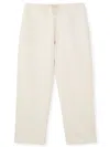 Danton Pantaloni Linen Easy Uomo Ecru