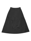 Danton Patch-pocket Skirt In Black