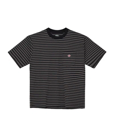 Danton Pocket Crew-neck T-shirt In Black