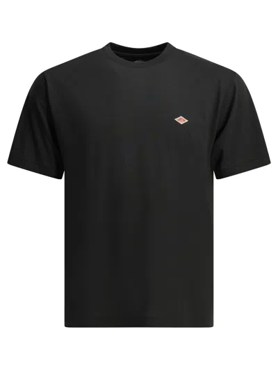 Danton "t/c Inner" Crewneck T-shirt In Black