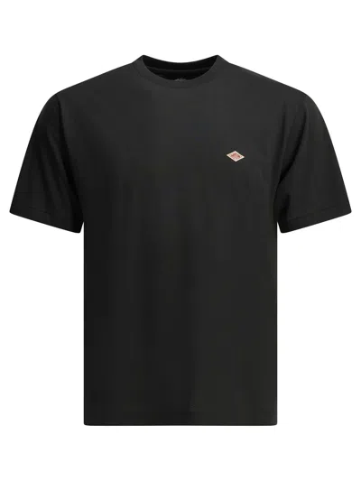 Danton "t/c Inner" Crewneck T-shirt In Black