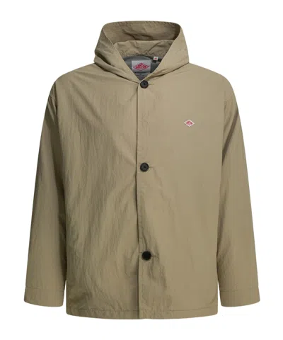 Danton Tusser Lightweight Hooded Jacket In Brown