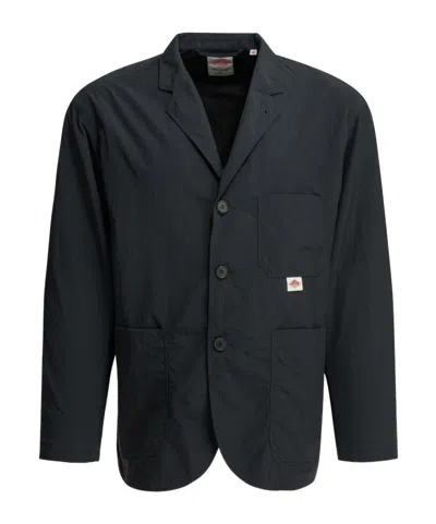 Danton Tusser Lightweight Tailored Blazer In Black