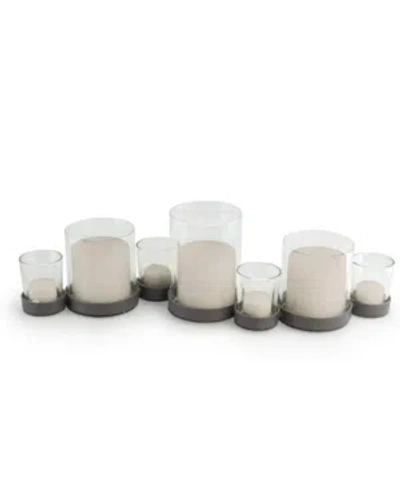 Danya B . Bubbles Multiple Candle Holder For 7 Candles In Black